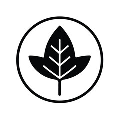 Premium Maple Leaf Vector Icon – AI-Generated Nature Clipart & Leaf Design Illustration.