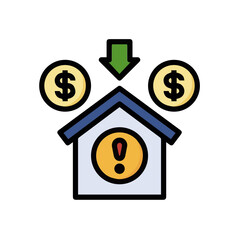 Warning attention icon symbol vector image Illustration