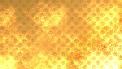 金色の和柄模様・背景