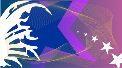 Flowing Abstract Art with Nature and Cosmic Elements-01