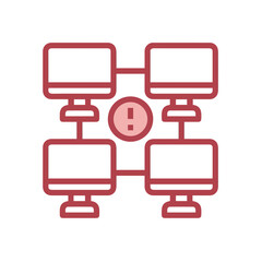 Warning attention icon symbol vector image Illustration