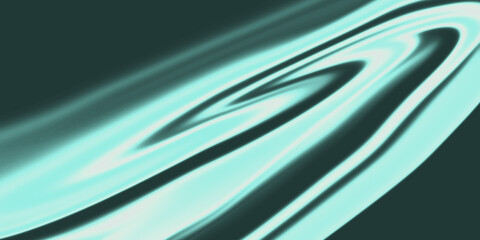 Abstract, swirling pattern with a dark green background and bright teal lines, resembling a cosmic vortex or flowing liquid.