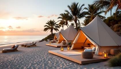 Luxury Camping on the Beach
