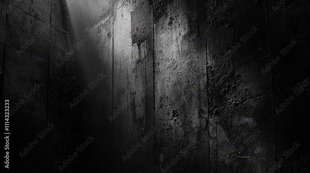 Aufkleber dark and moody scene with rugged texture and dramatic light in an abstract environment