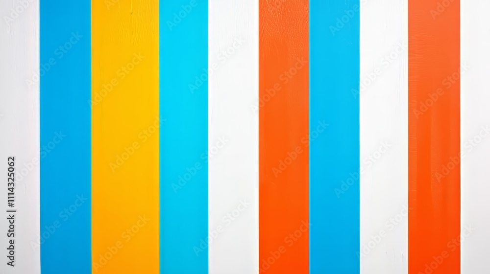 Poster a background with a textured surface, showcasing vertical stripes in a range of colors and shades.