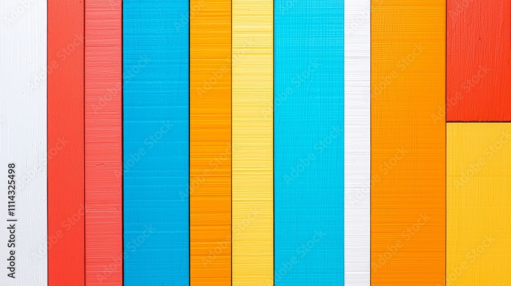 Poster a background with a textured surface and vertical stripes in multiple earthy hues.