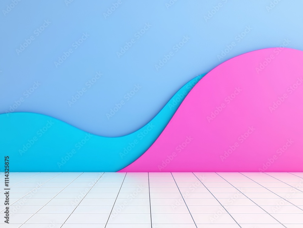 Poster a dynamic, futuristic passageway featuring radiant lights and intricate grid patterns.