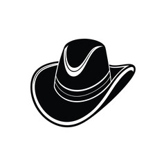 Cowboy hat isolated on white background