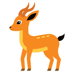 Elegant Antelope Vector Illustrations Collection