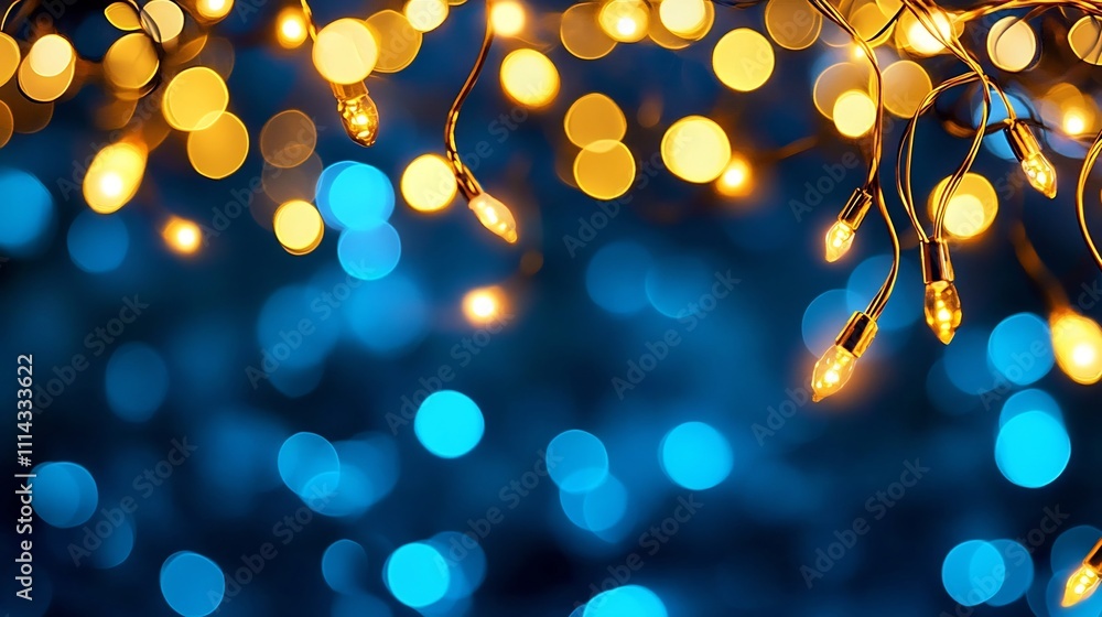 Poster glowing abstract lights on dark background with radiant luminous patterns