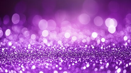 Abstract glitter lights background in purple colors