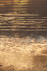 beautiful sunset over the sea