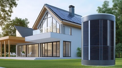 Fototapeta premium Home Air Conditioning: Comfort and Efficiency for Your Indoor Environment