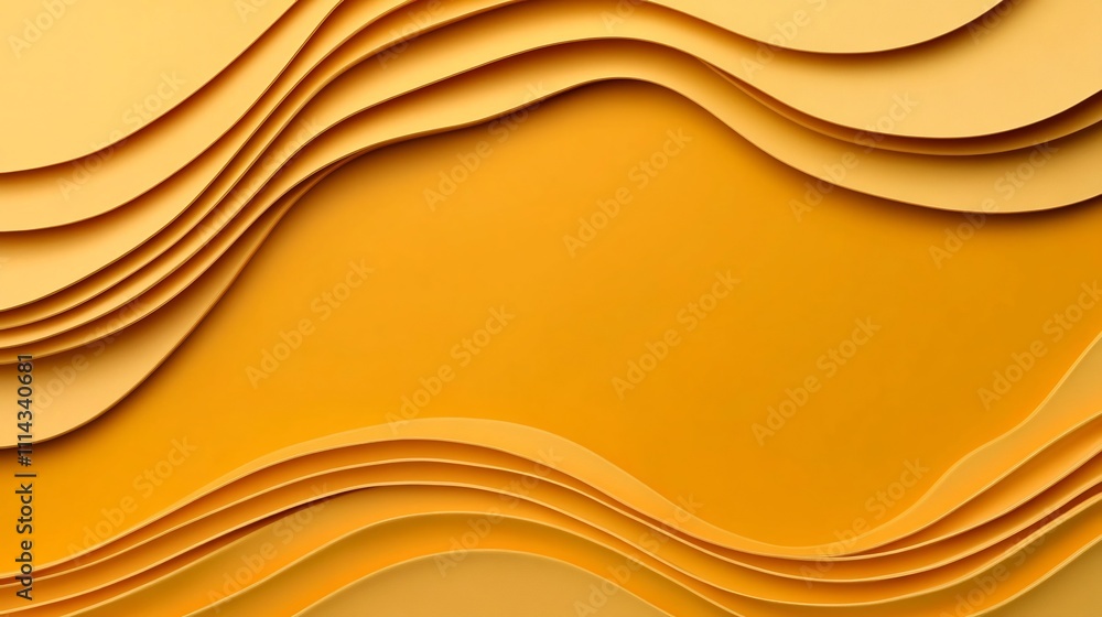 Poster soft gradient abstract background with fluid merging lines and curves