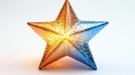 Obraz premium PNG Star white background illuminated celebration.