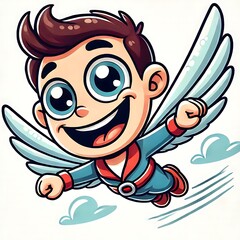 Obraz premium funny parrot cartoon