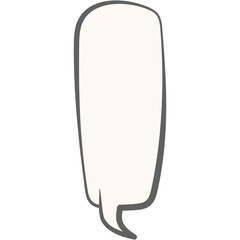 Speech bubble, speech balloon, chat bubble line art vector. Retro empty comic speech bubbles.