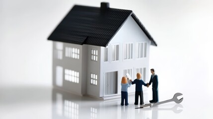 Family House Showing with Tools and Checklist