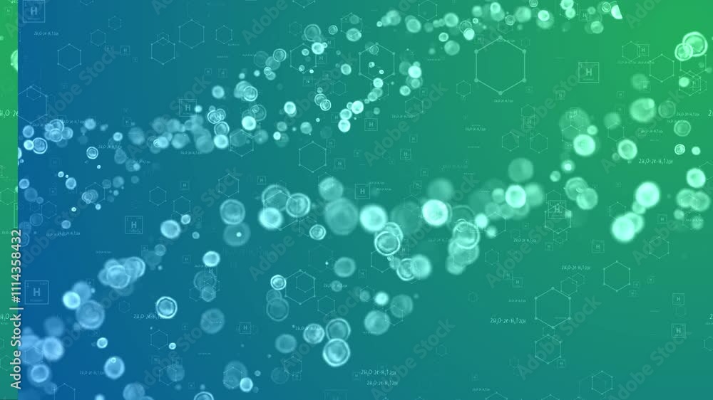 Poster a microscopic view of various microorganisms and cellular structures, showcasing the diversity and c
