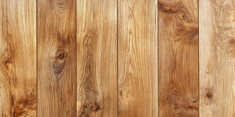 Naklejka premium Vibrant and richly colored oak wood texture serves as a captivating background. The bright hues of oak wood create an appealing visual that enhances any design.