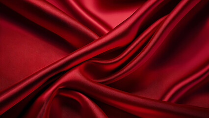 Obraz premium abstract background luxury cloth or liquid wave or wavy folds of grunge silk texture satin velvet material or luxurious red Christmas background or elegant wallpaper design, background