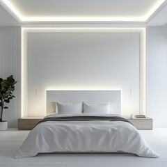 clean lines and minimalistic bedroom and contemporary design