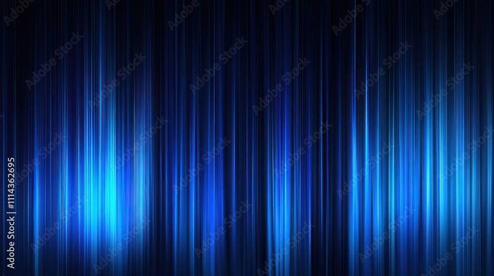 Poster a deep blue and black gradient background with soft lighting streaks, creating a mysterious and sere