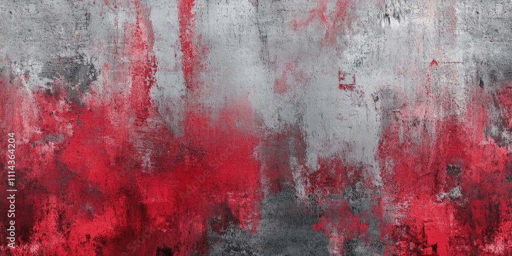 Poster a background featuring a blend of abstract red and gray tones, showcasing a grunge texture that crea