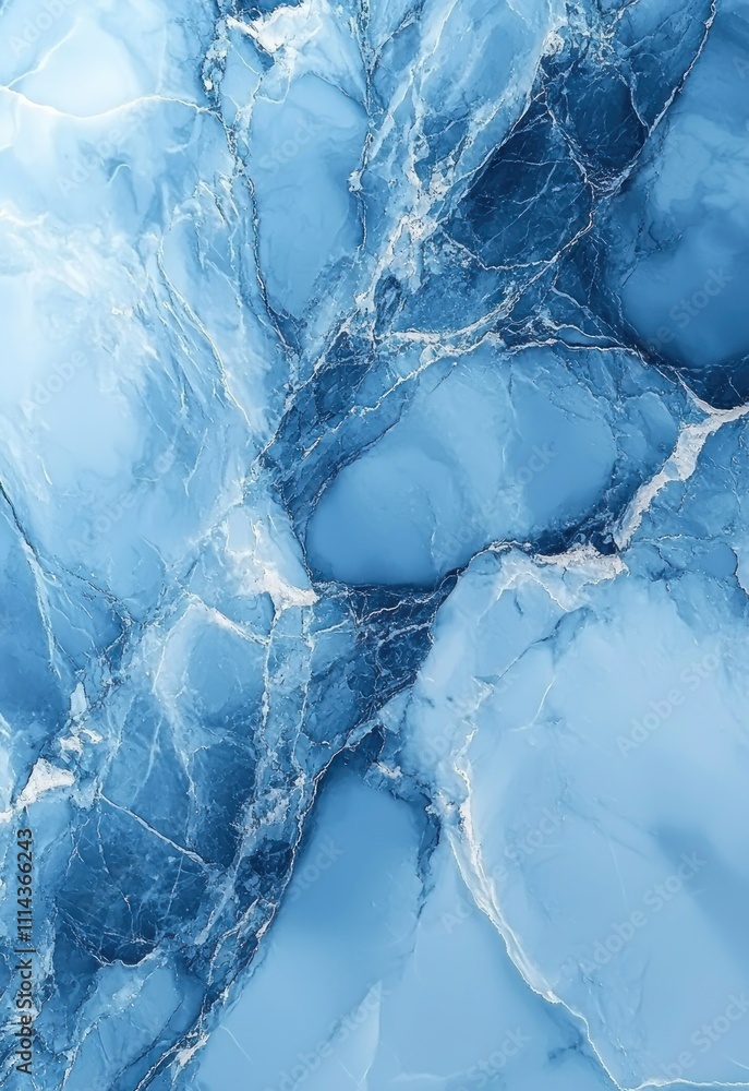 Poster a smooth blue background with a subtle marble texture, creating depth and elegance.