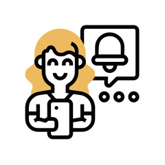 Warning attention icon symbol vector image Illustration