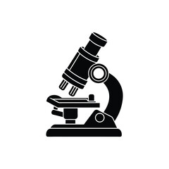 microscope icon isolated on white background