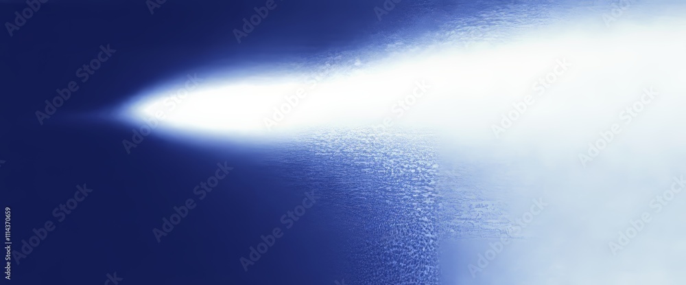 Leinwandbilder a large banner with a glowing light effect, displaying a grainy noise texture and a blurred abstract