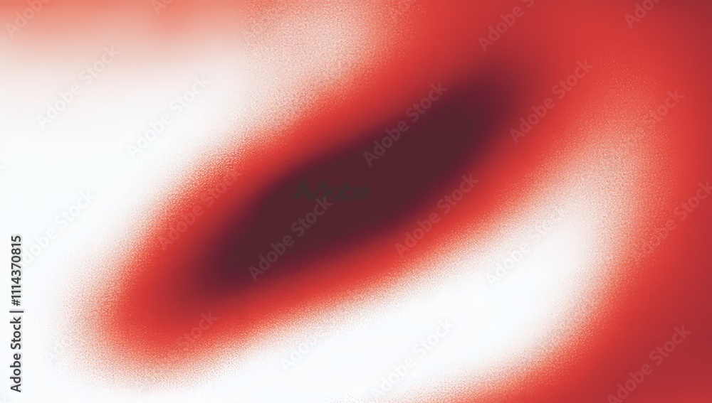 Poster a grainy orange gradient background, a smooth white spotlight with a color gradient, noise texture, 