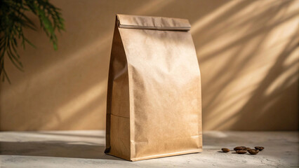 Versatile brown paper bag, ready for your product branding and marketing needs