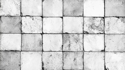 Naklejka premium Tiled Wall