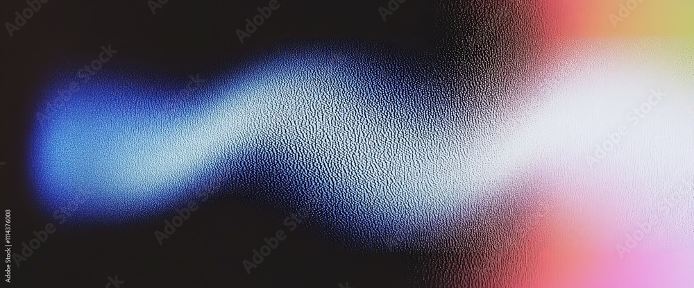 Fototapete A web banner header poster design with a grainy texture effect, showcasing an abstract gradient background in pink, magenta, blue, and purple colors.
