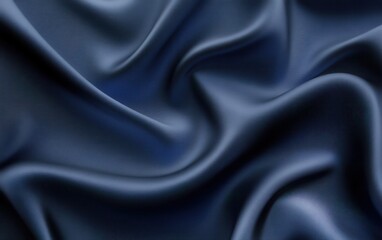 Fototapeta premium A close-up of a navy grey leather texture, with a soft grainy pattern, captured with soft lighting. 
