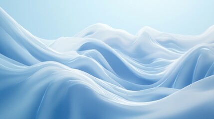 Fototapeta premium A gentle, subtle blue background with smooth, flowing gradients and a serene atmosphere.