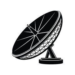 satellite dish icon vector illustration