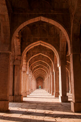 Ashrafi Mahal and Jama Masjid Mosque in Mandu, Madhya Pradesh, India