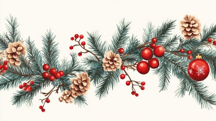 Festive Christmas design element vector