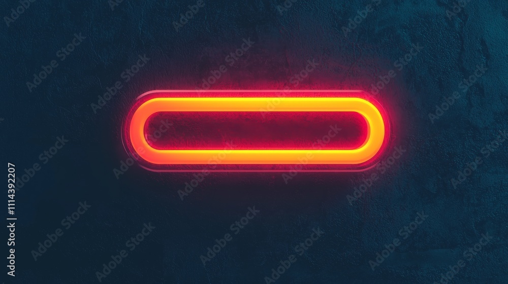 Poster a glowing red oval shape illuminated against a dark textured background, creating a modern and vibra