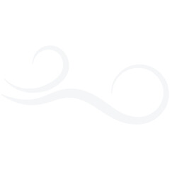 Wind blowing vector icon. Simple flat wind pictogram.