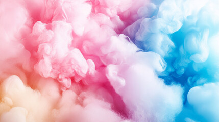 Fototapeta premium colorful cotton candy in soft color for background
