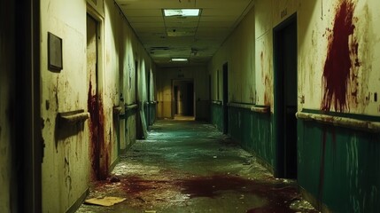 Blood-Soaked Hallways of an Abandoned Asylum