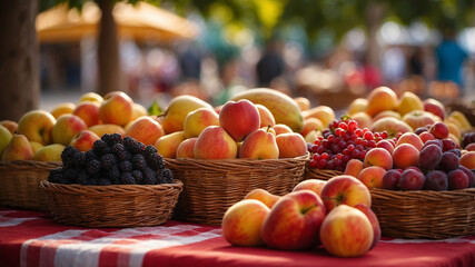 Fresh Fruits at the Market
