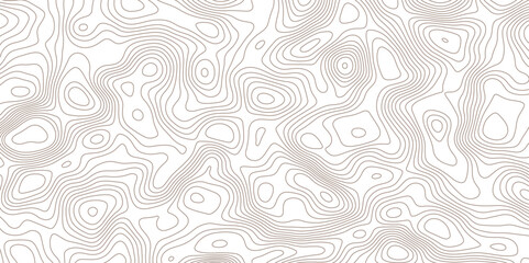 Fototapeta premium Abstract topographic map background. Topographic map lines contour background. 