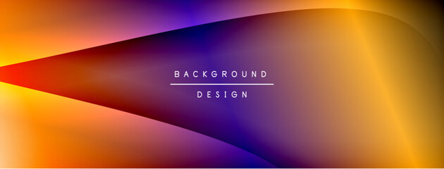 Bright rainbow style color gradient with curve round shape line background. Vector Illustration For Wallpaper, Banner, Illustration, landing page