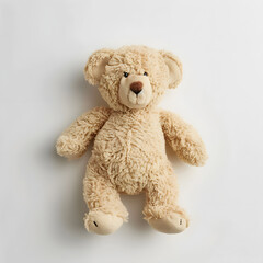 Obraz premium Teddy bear toy, isolated on white background