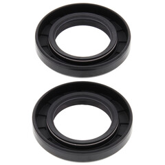 A pair of rubber seals displayed prominently on a clean white background